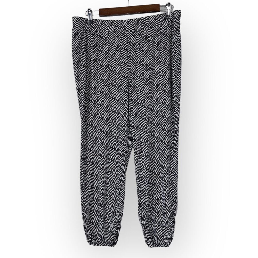 Chico's Chevron Ankle Pants size Large